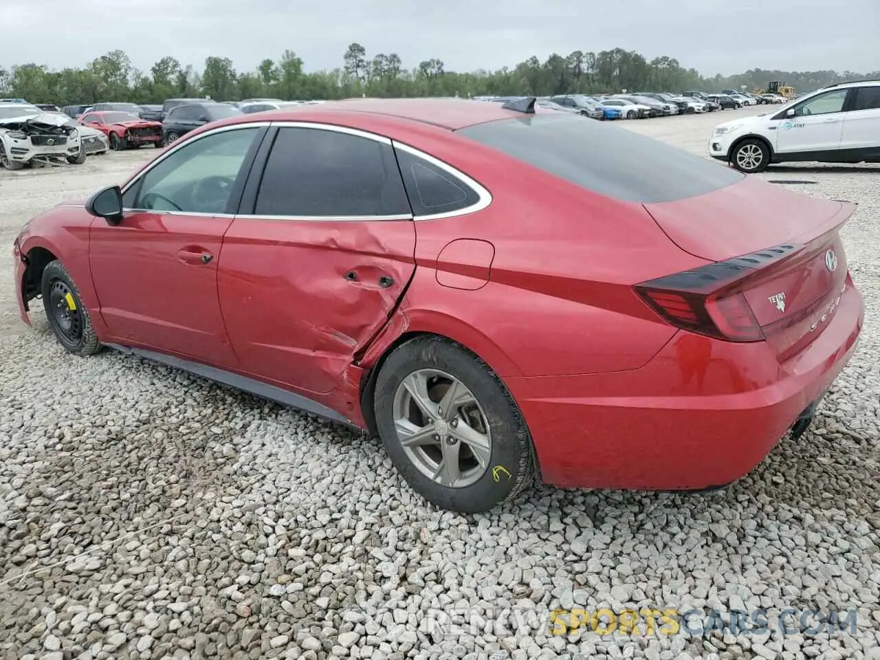 2 Photograph of a damaged car 5NPEG4JAXMH116976 HYUNDAI SONATA 2021