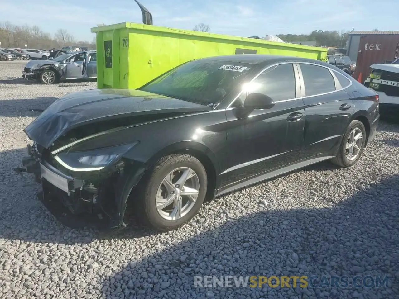 1 Photograph of a damaged car 5NPEG4JAXMH119831 HYUNDAI SONATA 2021
