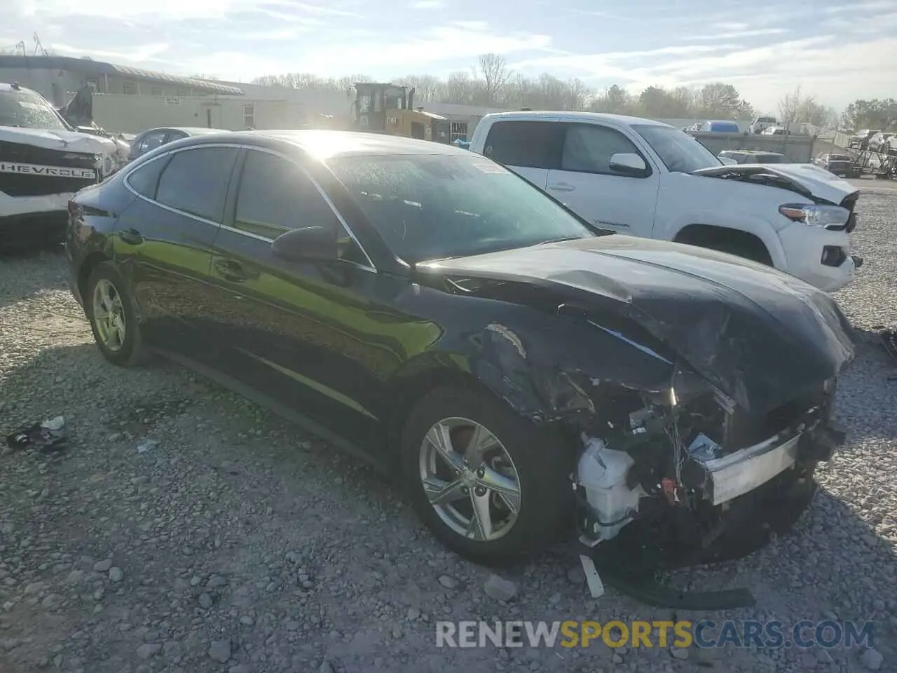 4 Photograph of a damaged car 5NPEG4JAXMH119831 HYUNDAI SONATA 2021