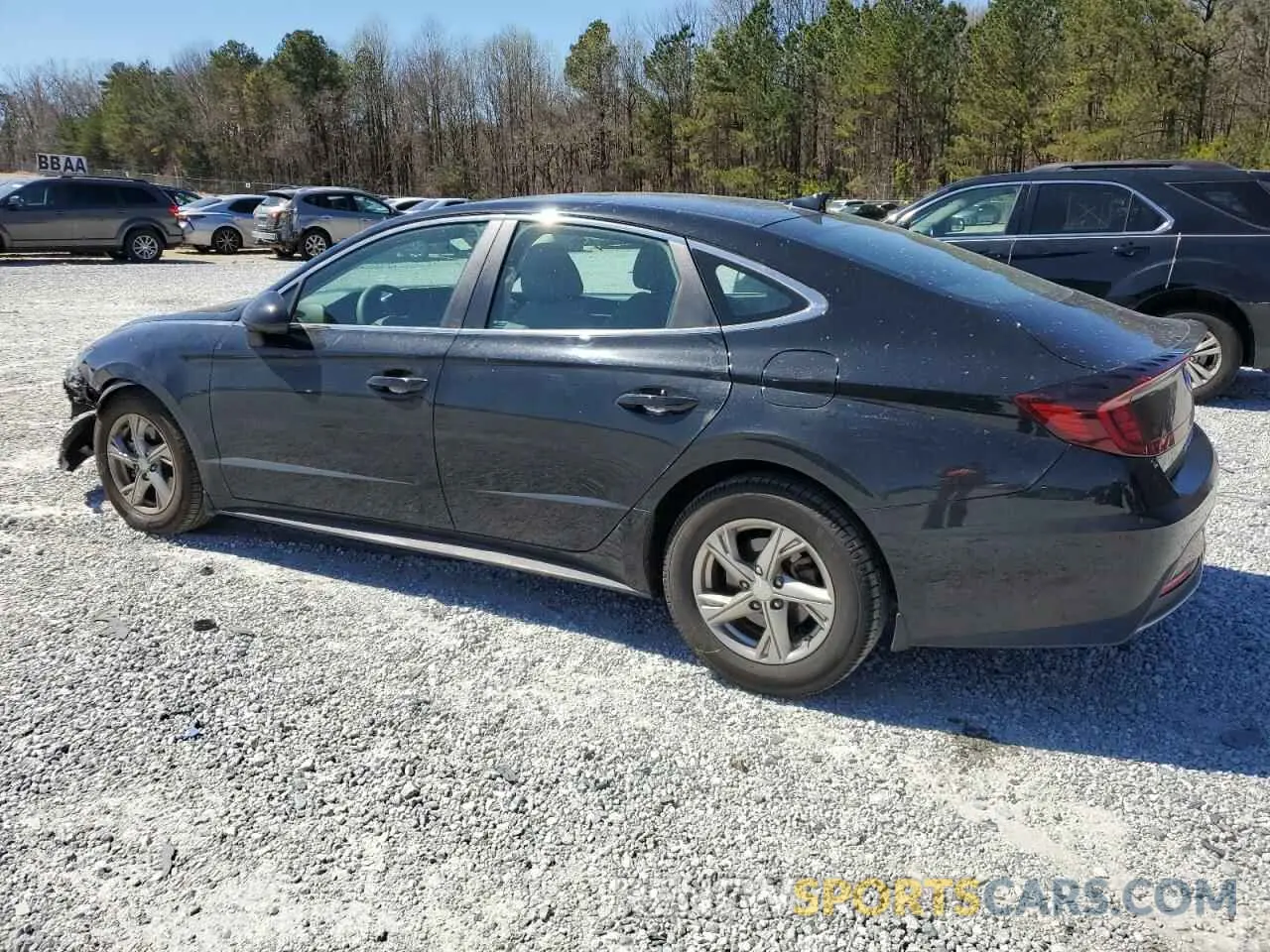 2 Photograph of a damaged car 5NPEG4JAXMH121031 HYUNDAI SONATA 2021