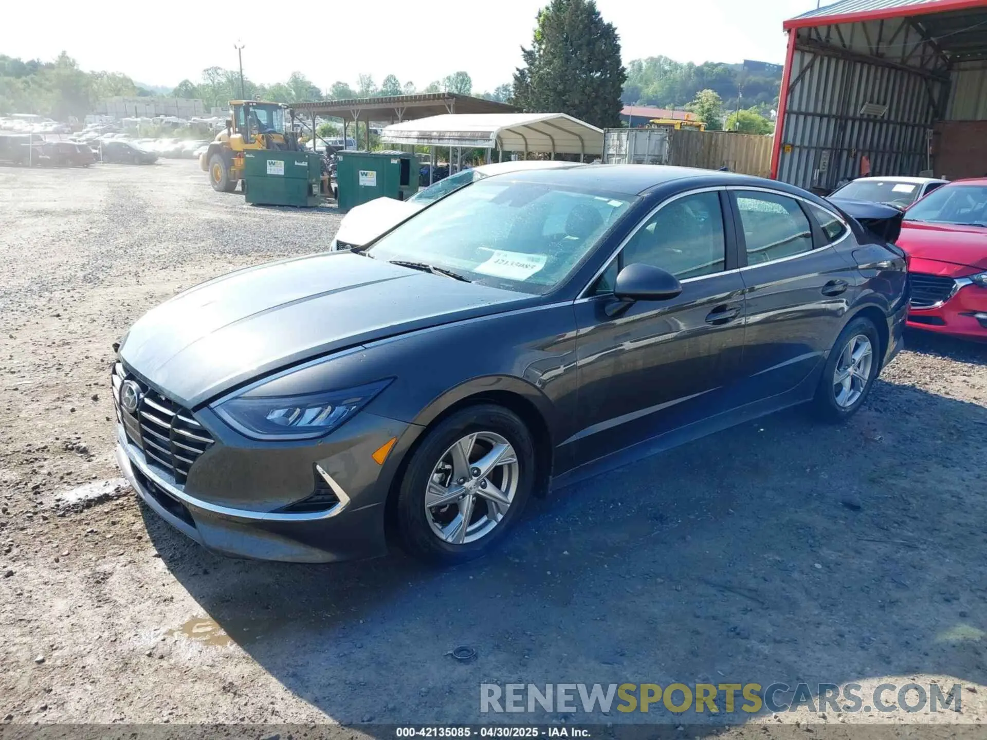 2 Photograph of a damaged car 5NPEG4JAXMH124446 HYUNDAI SONATA 2021