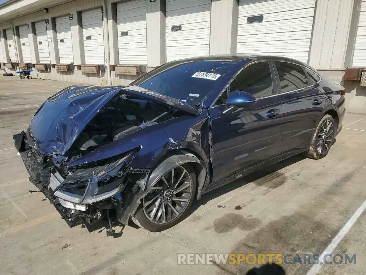 1 Photograph of a damaged car 5NPEH4J20MH096825 HYUNDAI SONATA 2021
