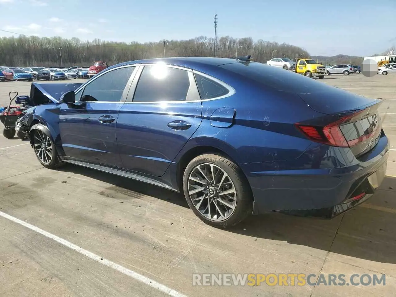 2 Photograph of a damaged car 5NPEH4J20MH096825 HYUNDAI SONATA 2021
