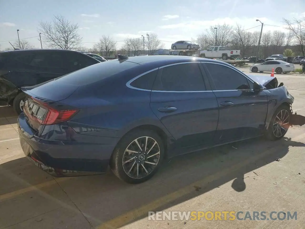 3 Photograph of a damaged car 5NPEH4J20MH096825 HYUNDAI SONATA 2021