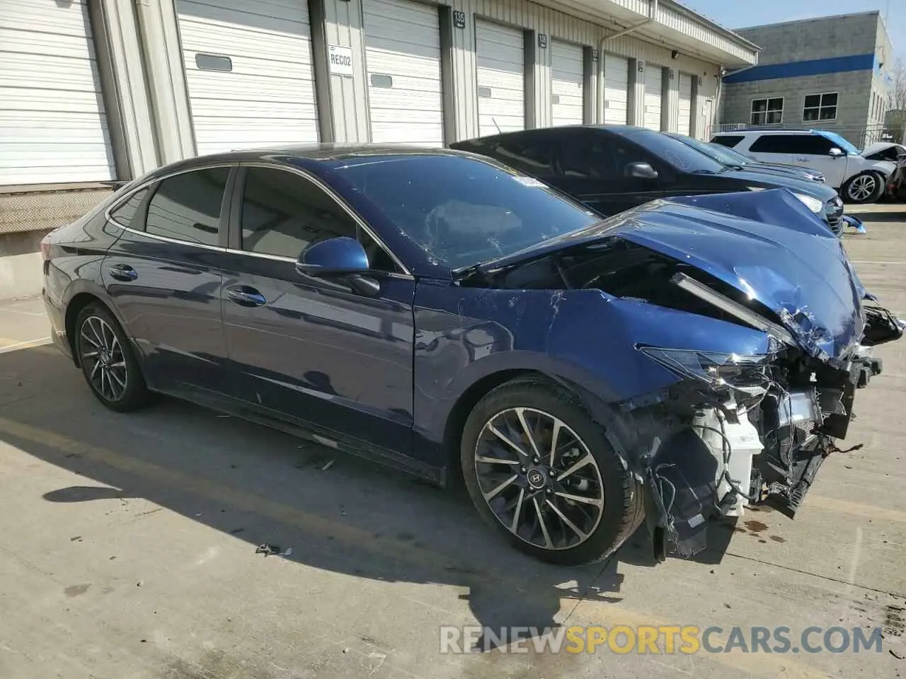 4 Photograph of a damaged car 5NPEH4J20MH096825 HYUNDAI SONATA 2021