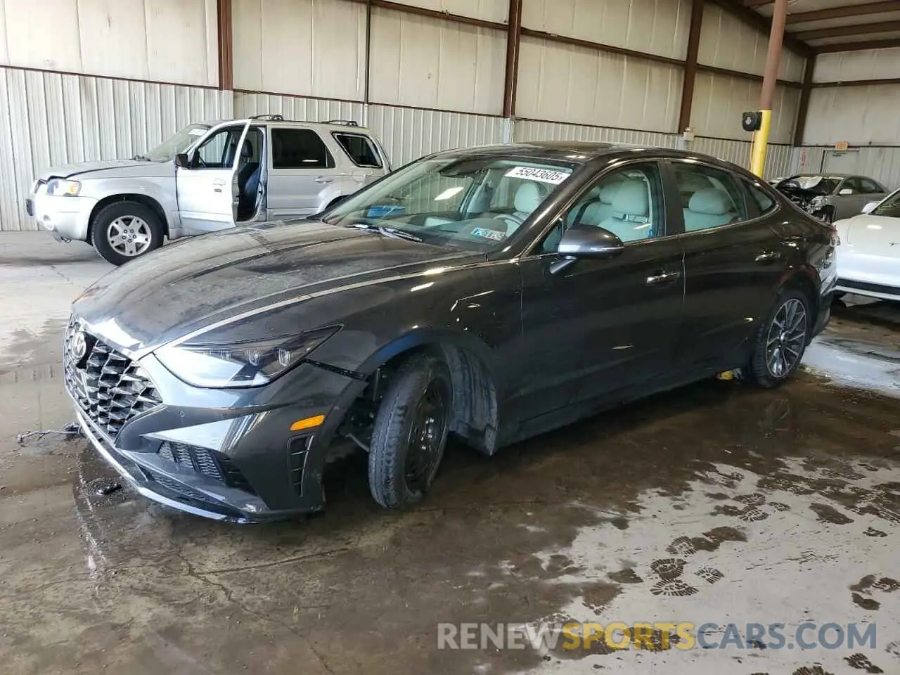 1 Photograph of a damaged car 5NPEH4J20MH111162 HYUNDAI SONATA 2021
