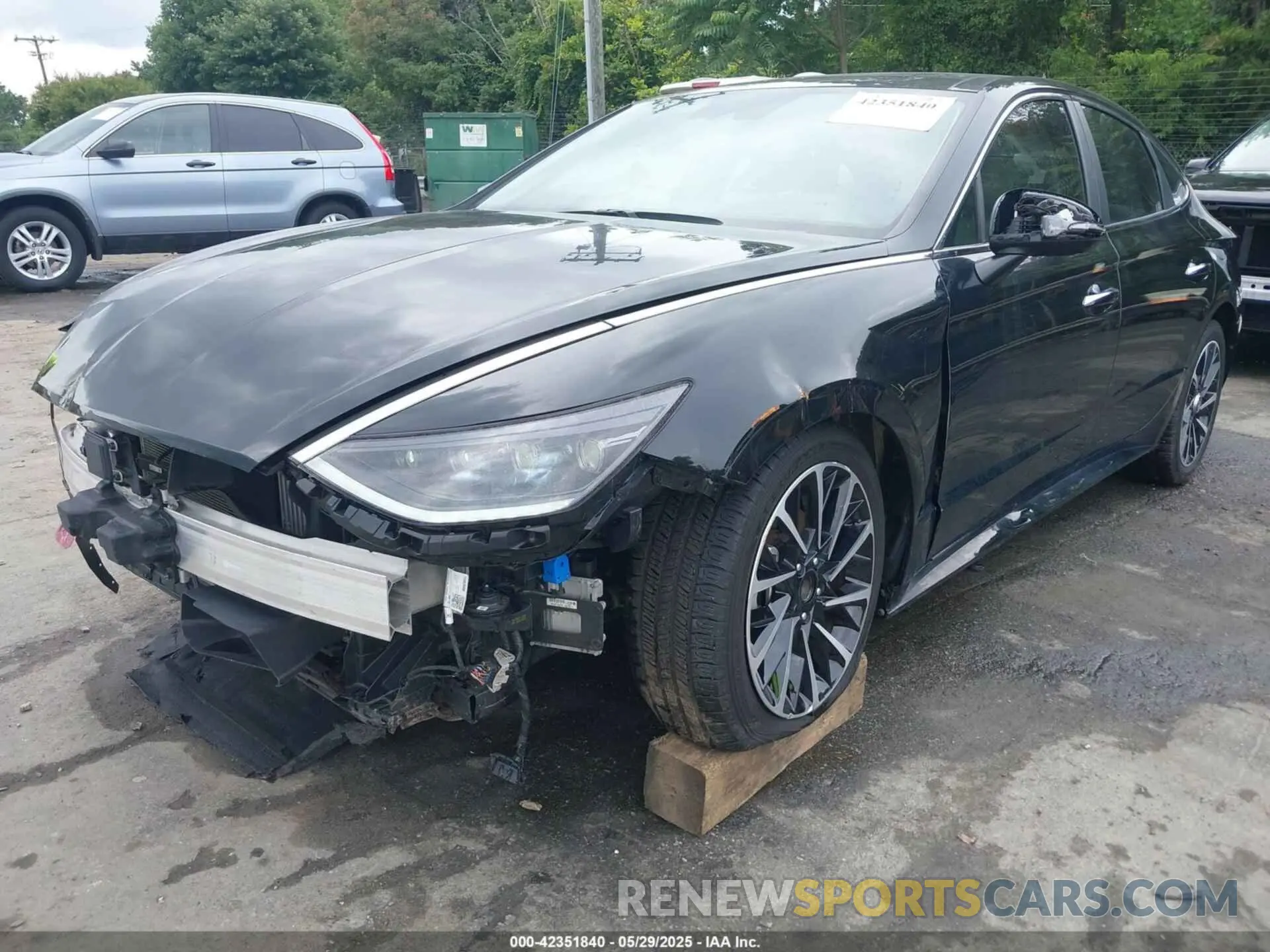 2 Photograph of a damaged car 5NPEH4J21MH094288 HYUNDAI SONATA 2021