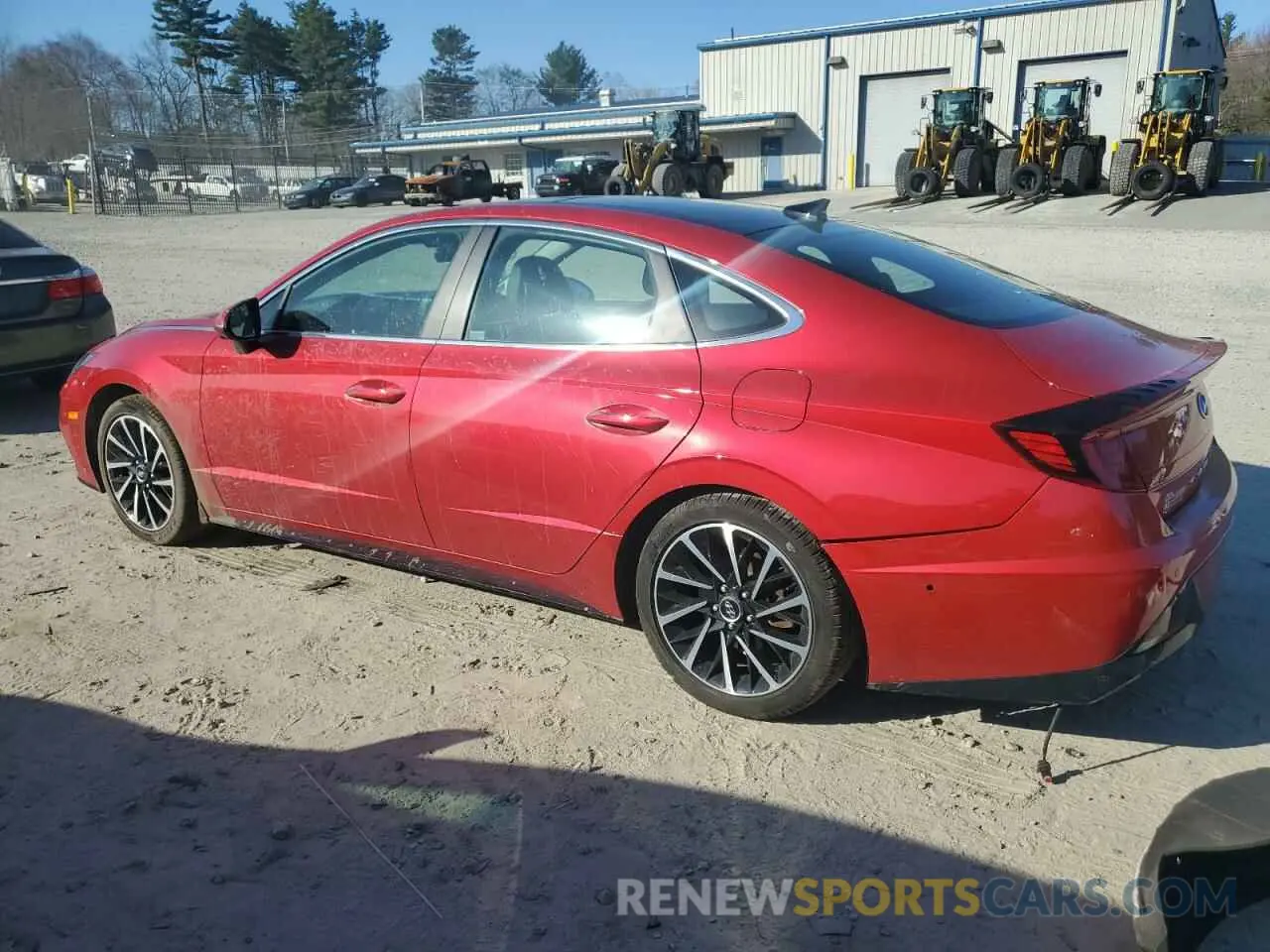 2 Photograph of a damaged car 5NPEH4J22MH086071 HYUNDAI SONATA 2021