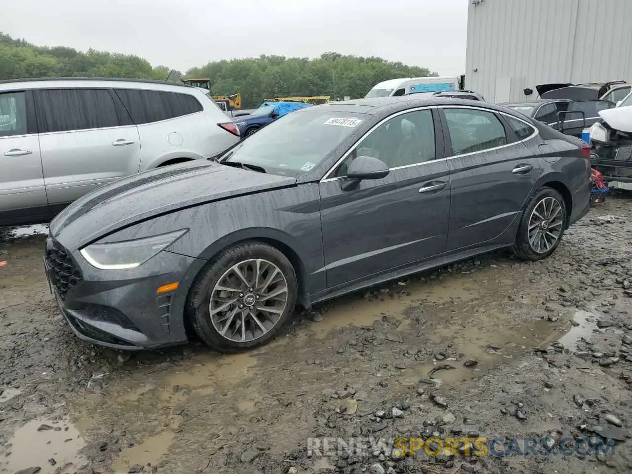 1 Photograph of a damaged car 5NPEH4J23MH087388 HYUNDAI SONATA 2021