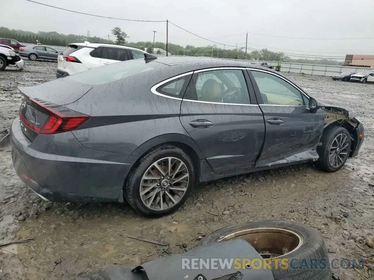 3 Photograph of a damaged car 5NPEH4J23MH087388 HYUNDAI SONATA 2021