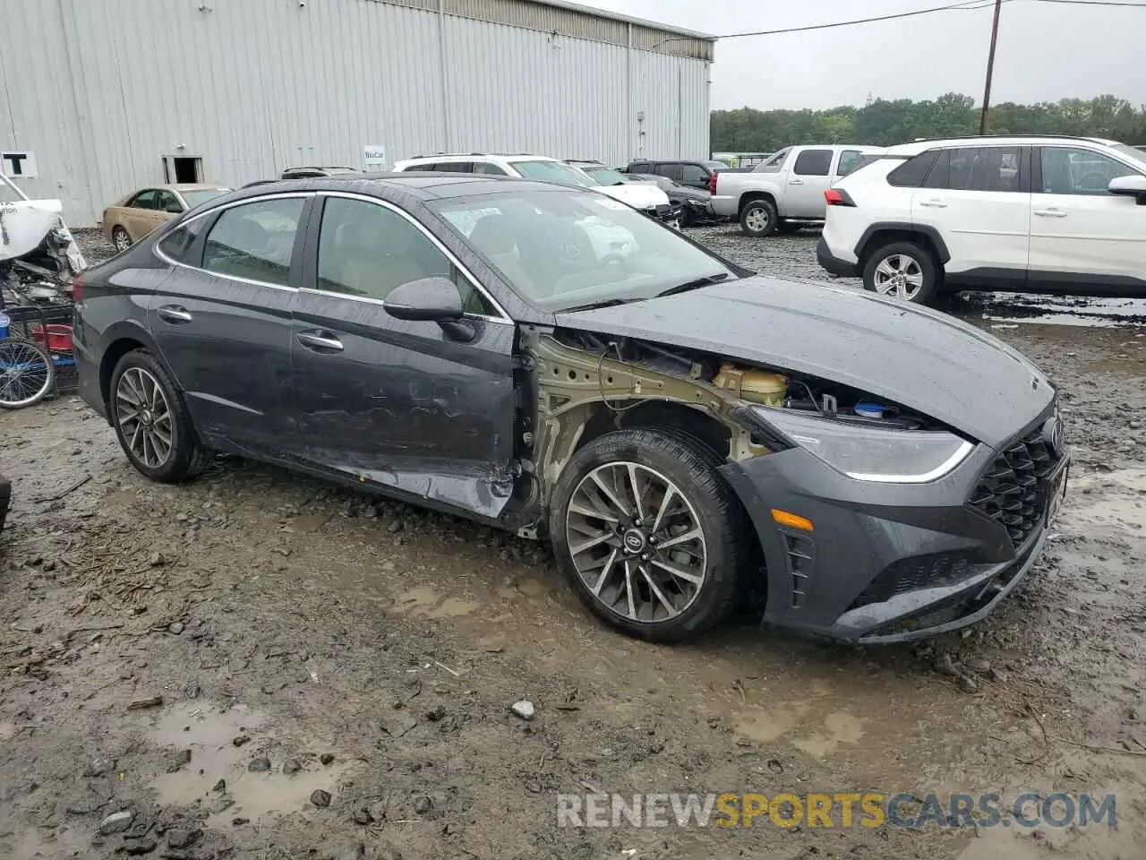 4 Photograph of a damaged car 5NPEH4J23MH087388 HYUNDAI SONATA 2021