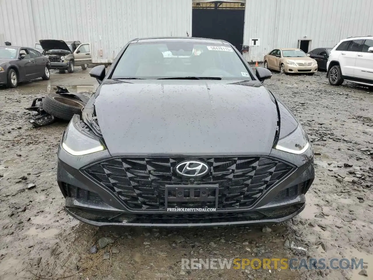5 Photograph of a damaged car 5NPEH4J23MH087388 HYUNDAI SONATA 2021