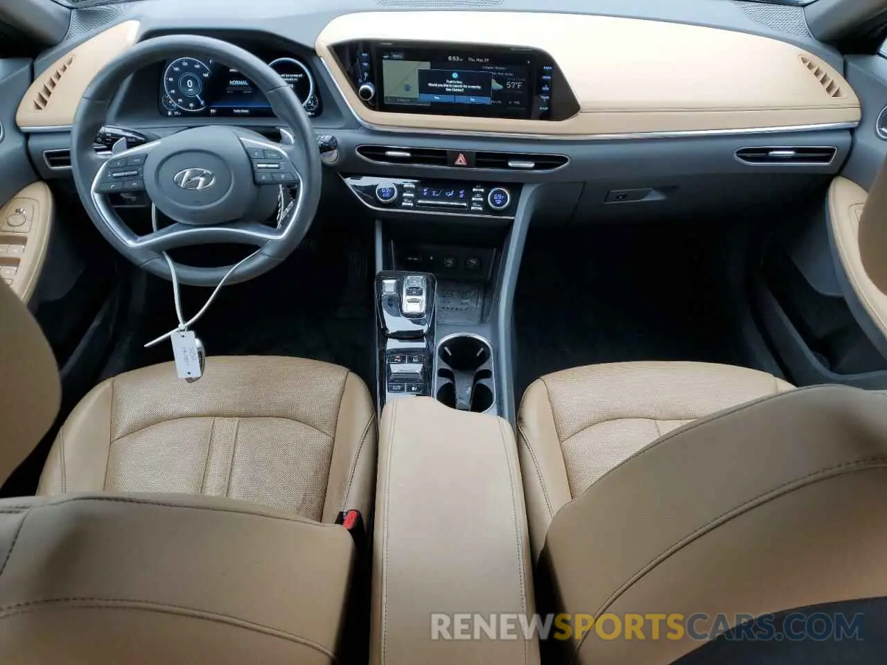 8 Photograph of a damaged car 5NPEH4J23MH087388 HYUNDAI SONATA 2021