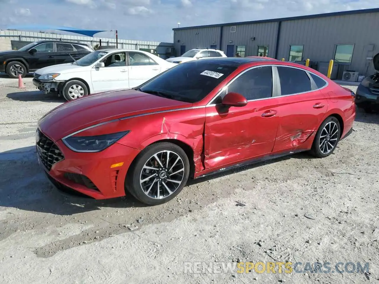 1 Photograph of a damaged car 5NPEH4J23MH091263 HYUNDAI SONATA 2021