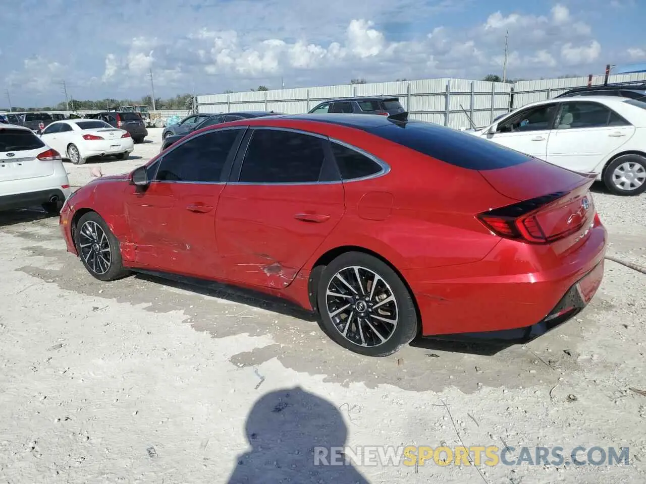 2 Photograph of a damaged car 5NPEH4J23MH091263 HYUNDAI SONATA 2021