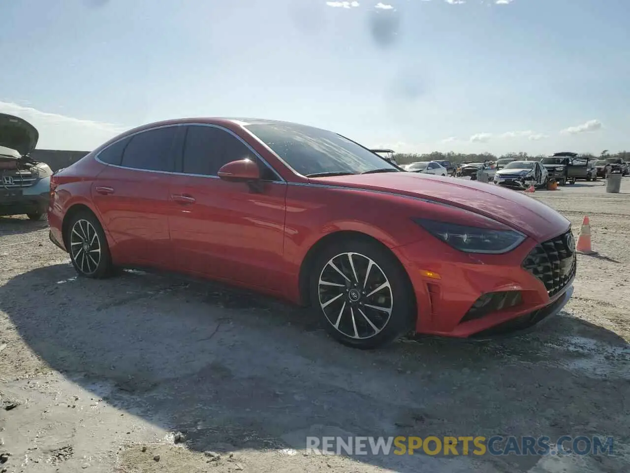 4 Photograph of a damaged car 5NPEH4J23MH091263 HYUNDAI SONATA 2021