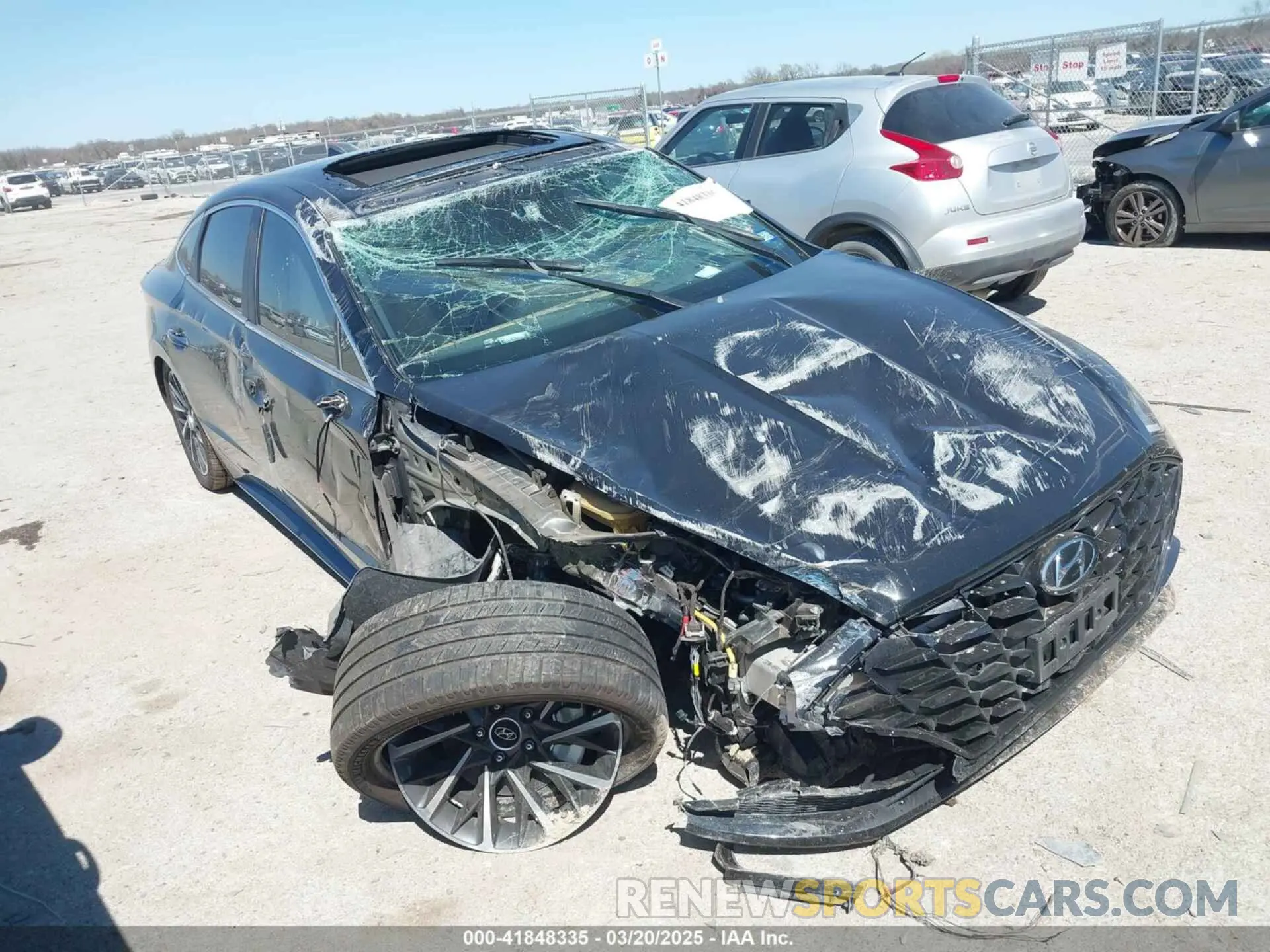 1 Photograph of a damaged car 5NPEH4J23MH098262 HYUNDAI SONATA 2021
