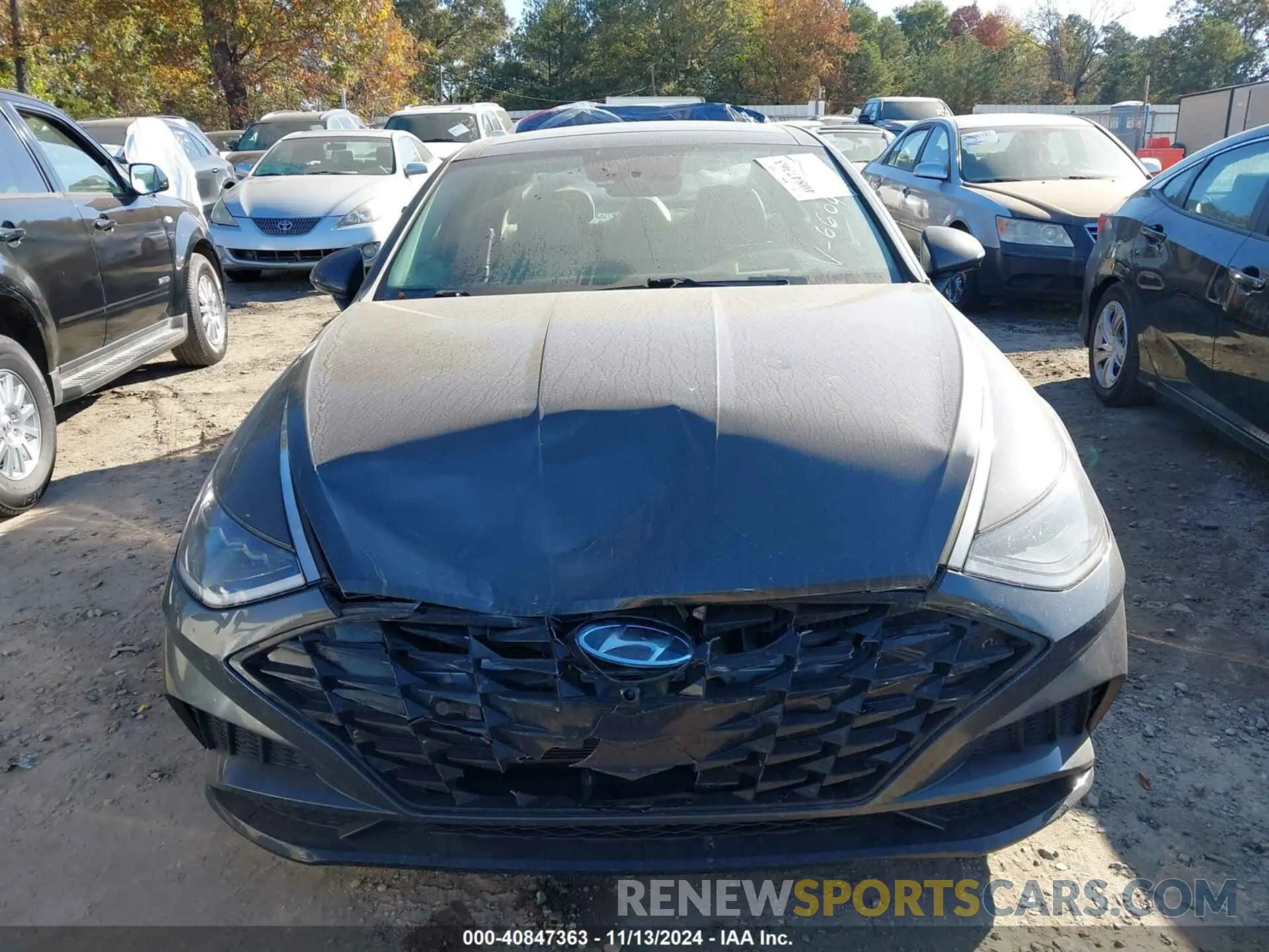 12 Photograph of a damaged car 5NPEH4J23MH106604 HYUNDAI SONATA 2021