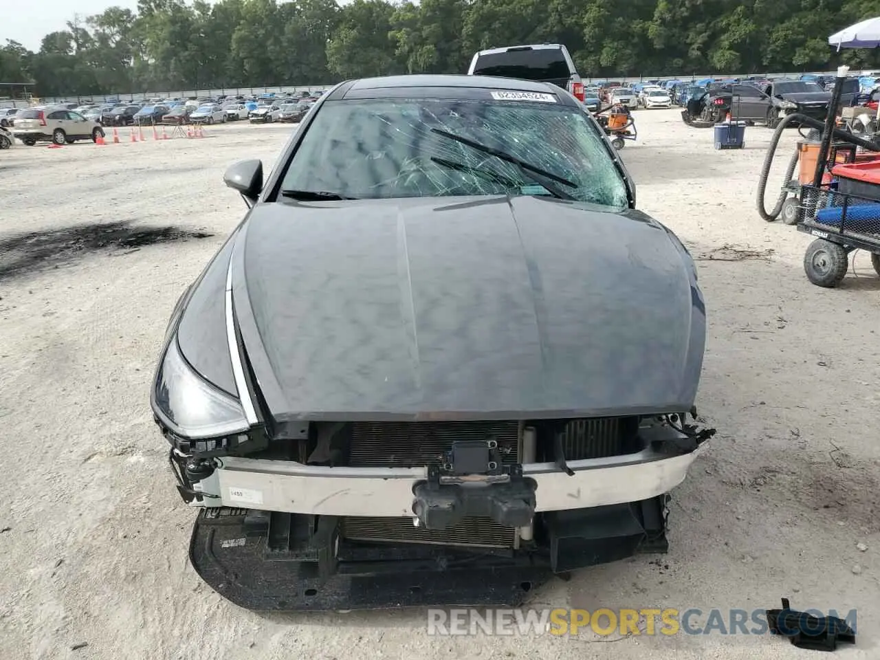 5 Photograph of a damaged car 5NPEH4J23MH116517 HYUNDAI SONATA 2021