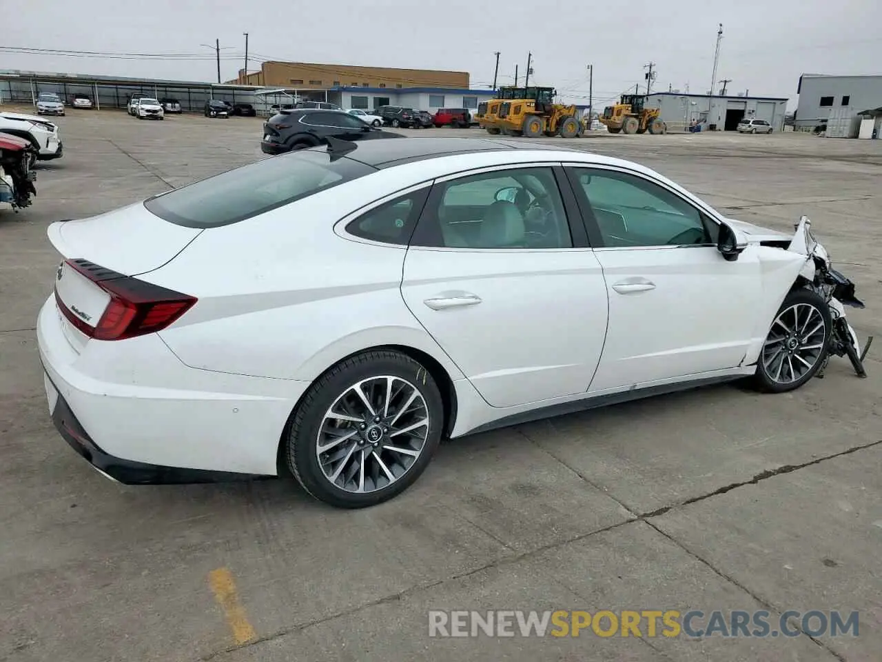 3 Photograph of a damaged car 5NPEH4J23MH117392 HYUNDAI SONATA 2021