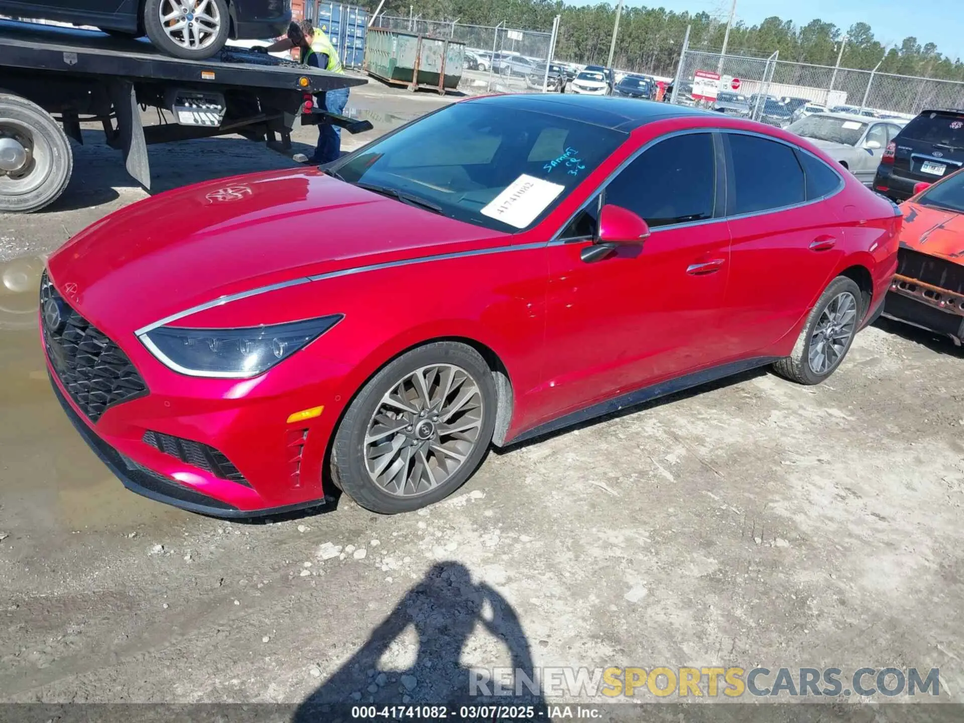 2 Photograph of a damaged car 5NPEH4J23MH119255 HYUNDAI SONATA 2021
