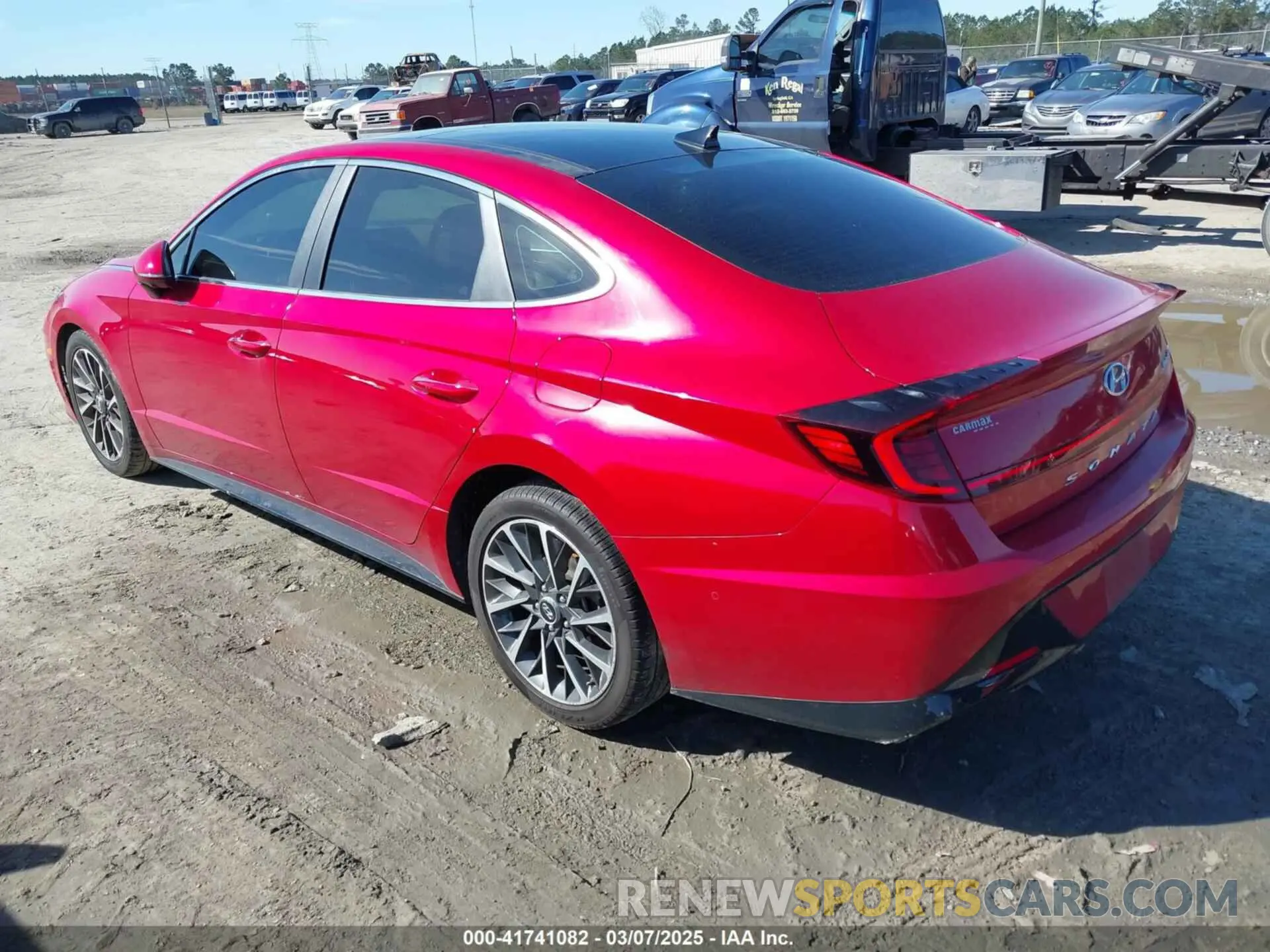 3 Photograph of a damaged car 5NPEH4J23MH119255 HYUNDAI SONATA 2021