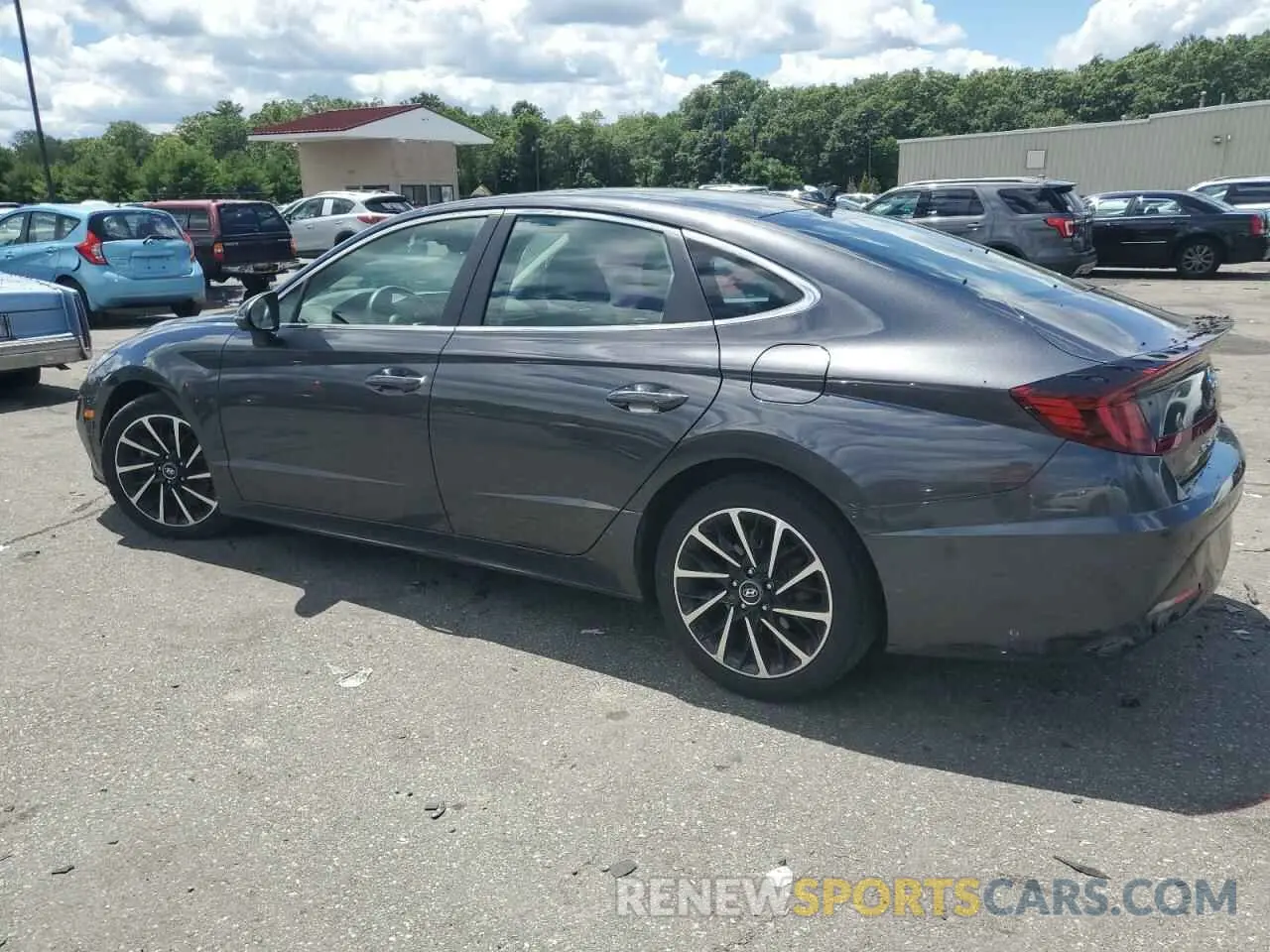 2 Photograph of a damaged car 5NPEH4J24MH072558 HYUNDAI SONATA 2021