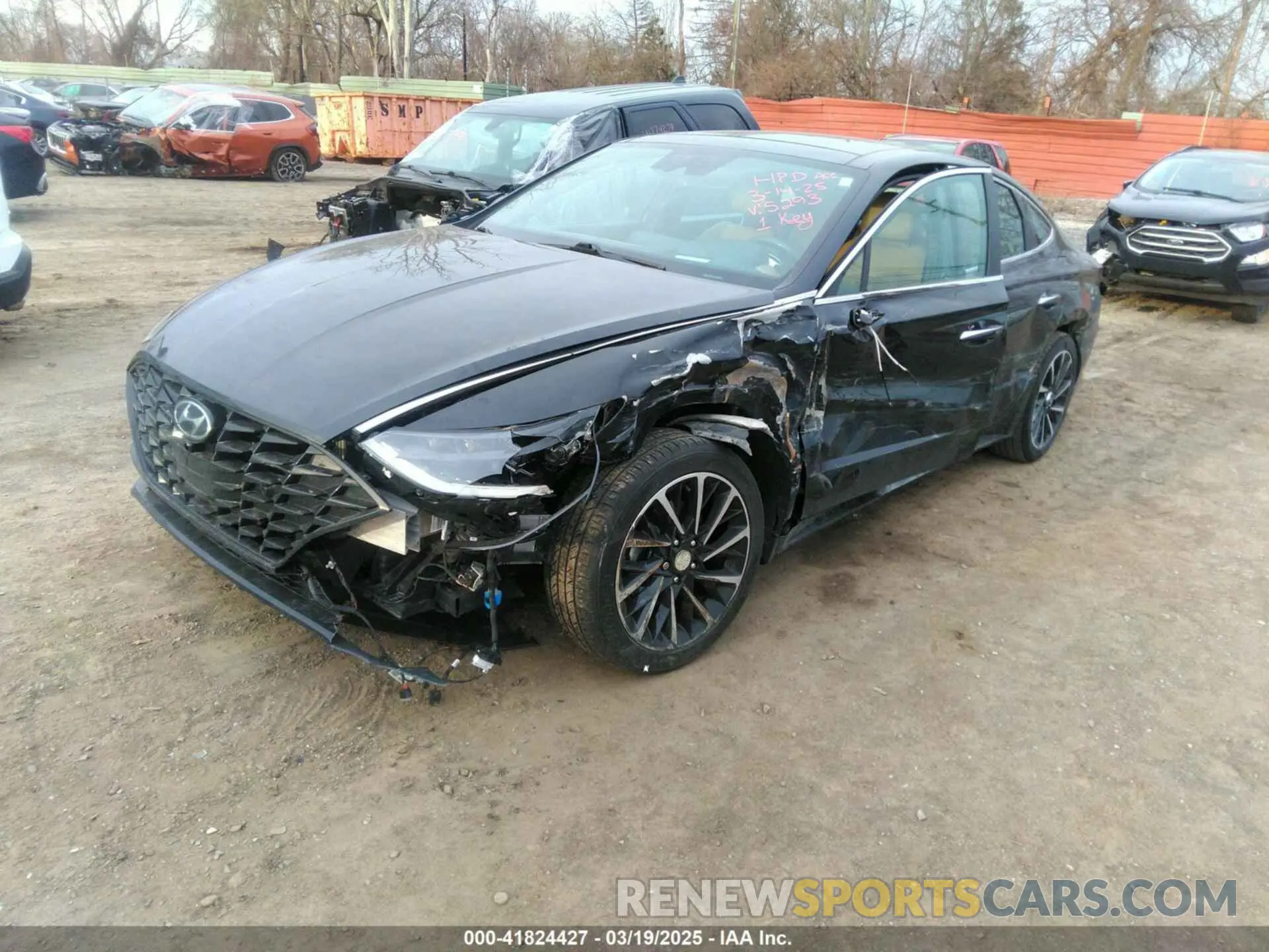 2 Photograph of a damaged car 5NPEH4J24MH085293 HYUNDAI SONATA 2021