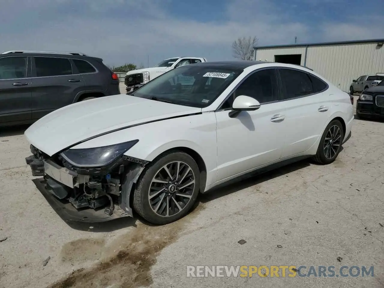 1 Photograph of a damaged car 5NPEH4J26MH078782 HYUNDAI SONATA 2021