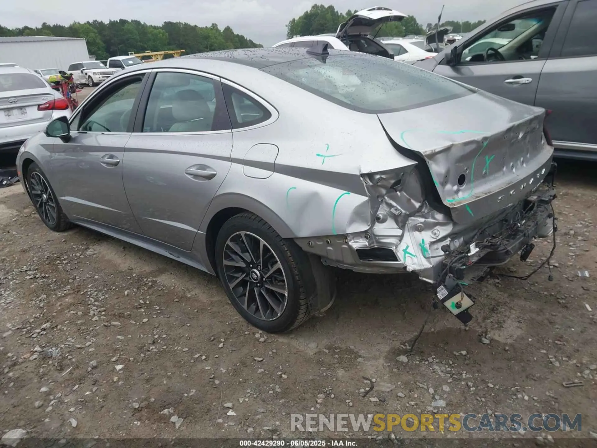 3 Photograph of a damaged car 5NPEH4J26MH092861 HYUNDAI SONATA 2021