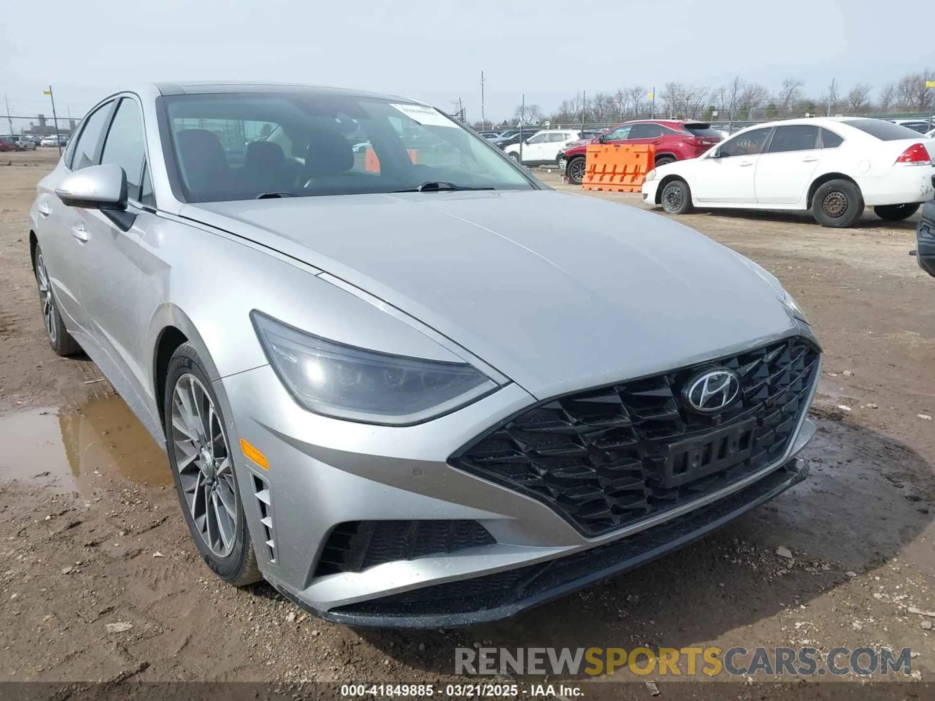 1 Photograph of a damaged car 5NPEH4J26MH123073 HYUNDAI SONATA 2021