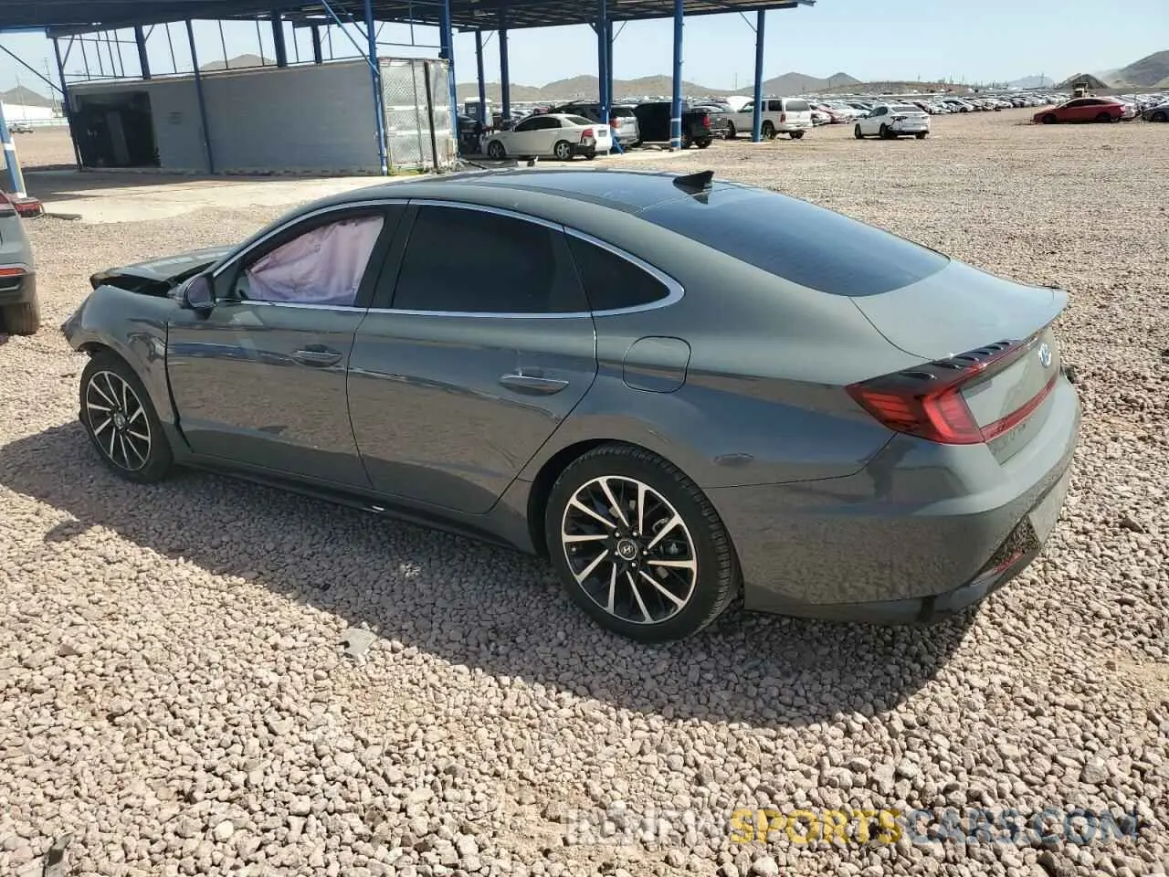 2 Photograph of a damaged car 5NPEH4J27MH067760 HYUNDAI SONATA 2021
