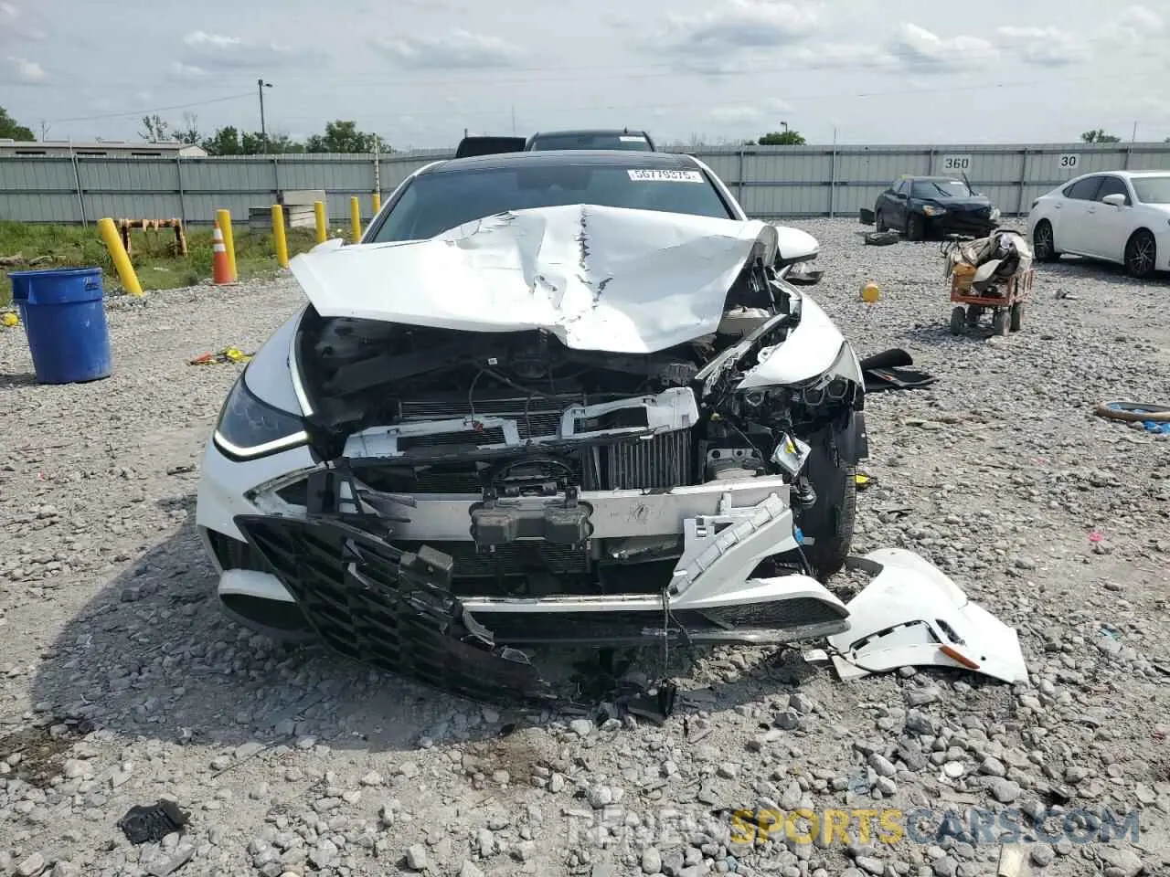 5 Photograph of a damaged car 5NPEH4J27MH076197 HYUNDAI SONATA 2021