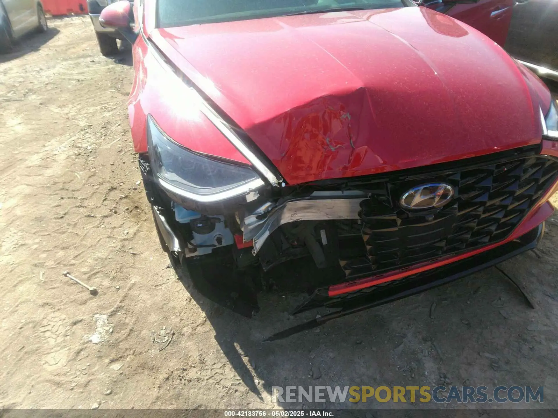 6 Photograph of a damaged car 5NPEH4J27MH100465 HYUNDAI SONATA 2021