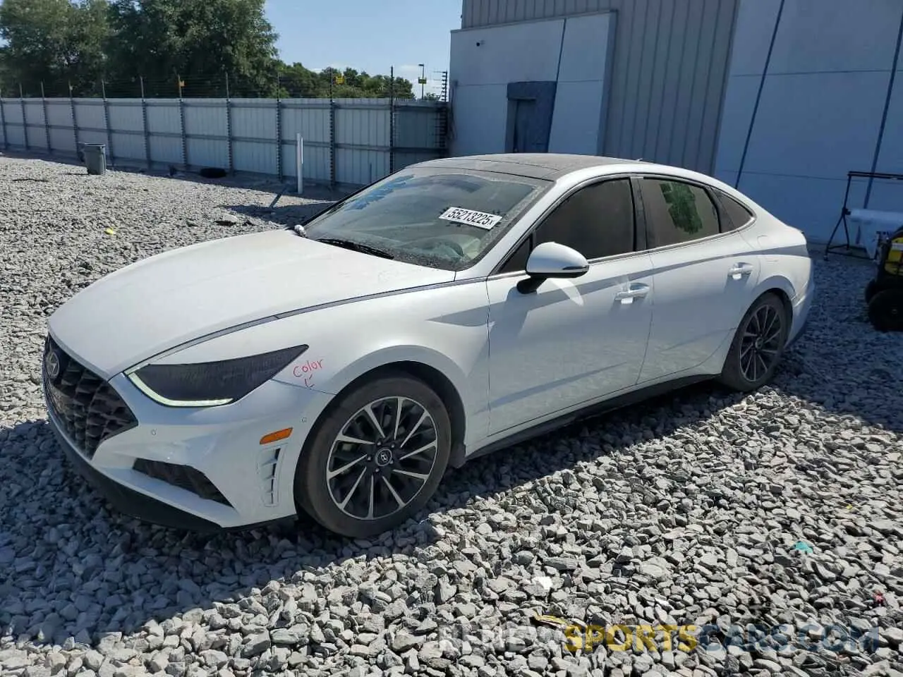 1 Photograph of a damaged car 5NPEH4J29MH072166 HYUNDAI SONATA 2021