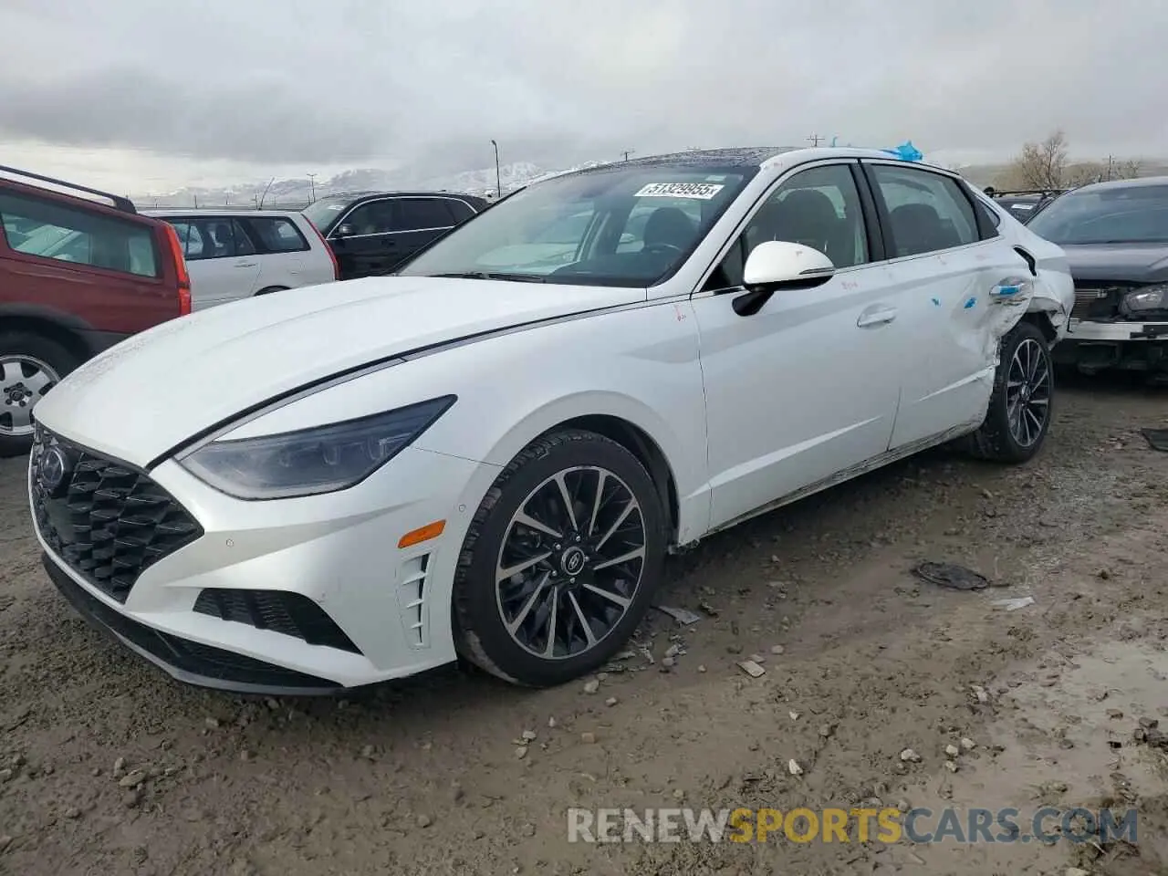 1 Photograph of a damaged car 5NPEH4J29MH082129 HYUNDAI SONATA 2021