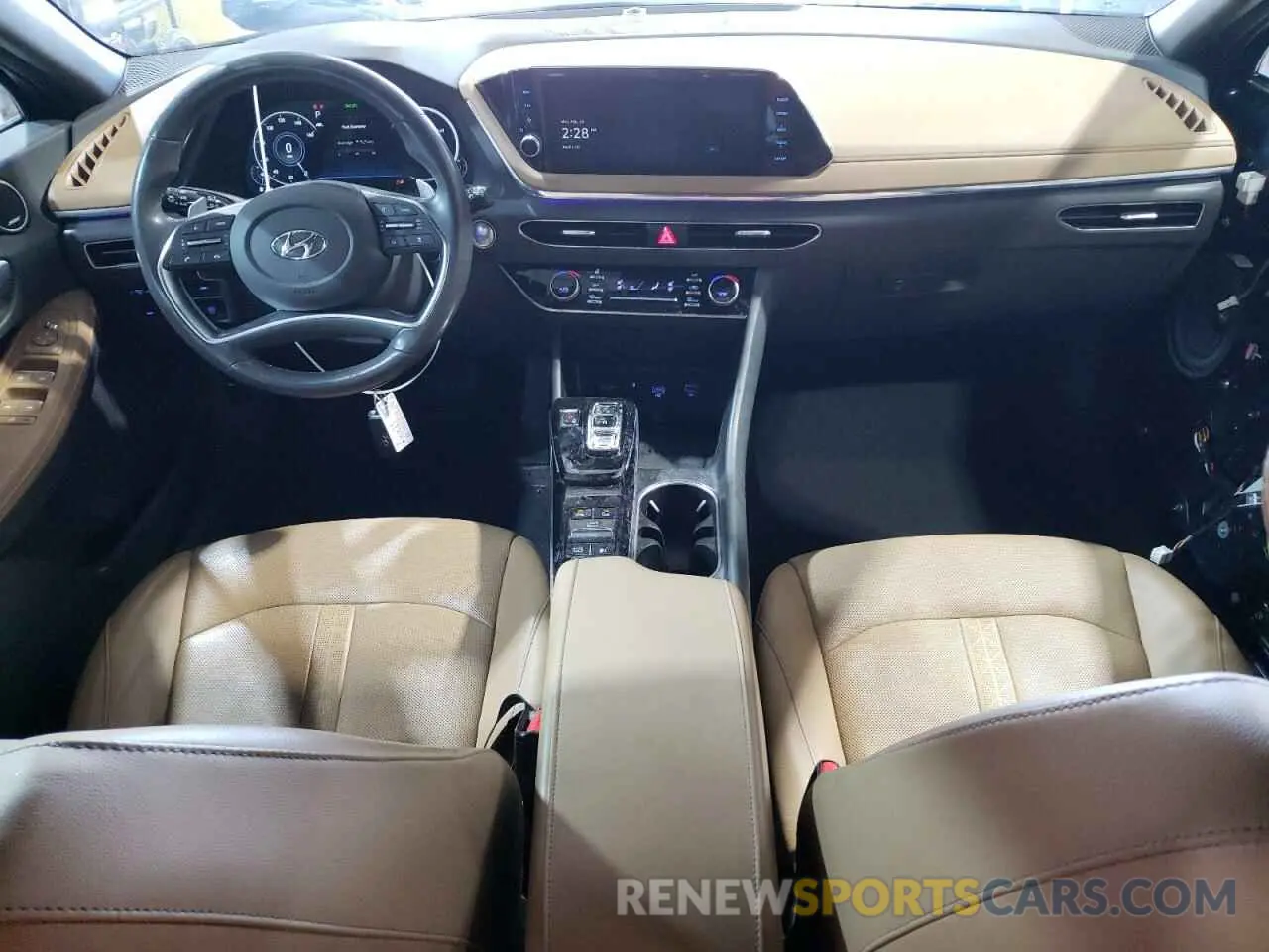 8 Photograph of a damaged car 5NPEH4J2XMH087193 HYUNDAI SONATA 2021
