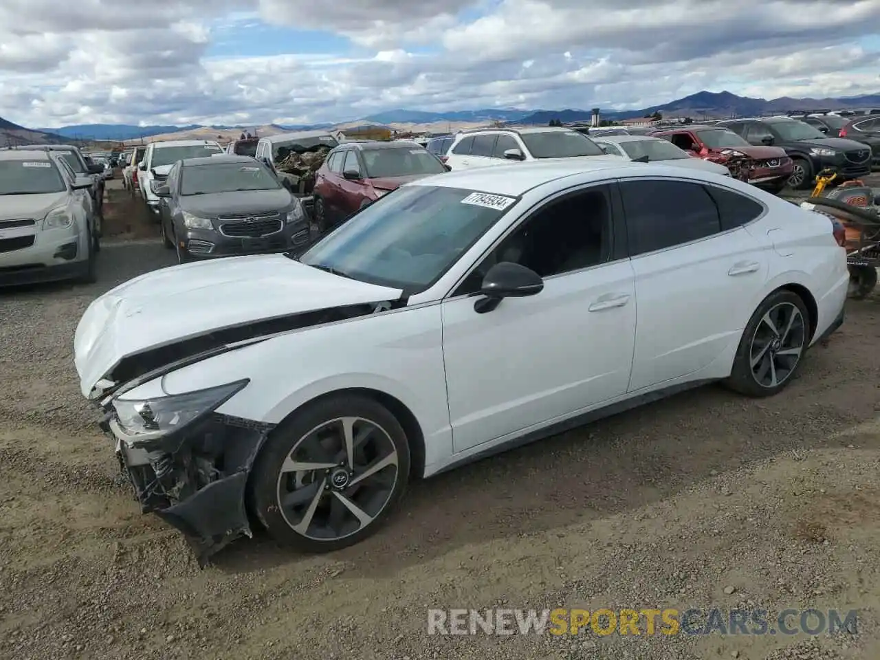 1 Photograph of a damaged car 5NPEJ4J20MH062761 HYUNDAI SONATA 2021