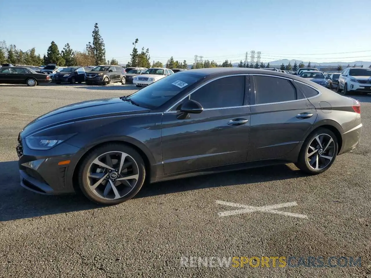 1 Photograph of a damaged car 5NPEJ4J20MH064459 HYUNDAI SONATA 2021