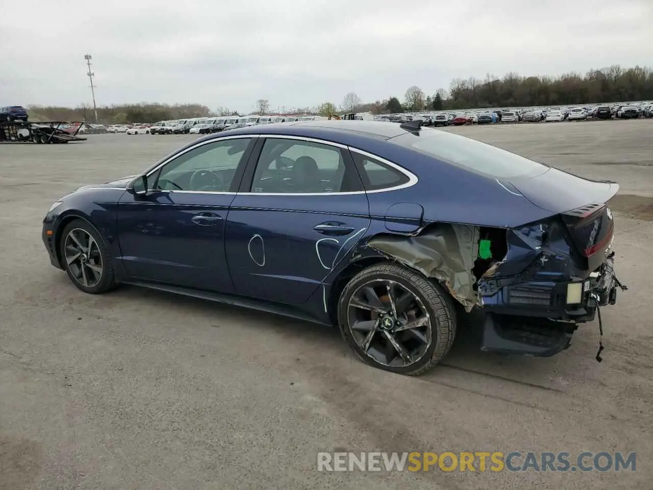 2 Photograph of a damaged car 5NPEJ4J20MH110100 HYUNDAI SONATA 2021