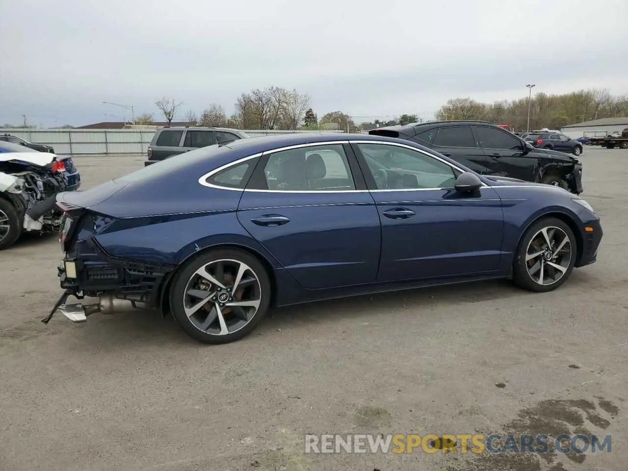 3 Photograph of a damaged car 5NPEJ4J20MH110100 HYUNDAI SONATA 2021