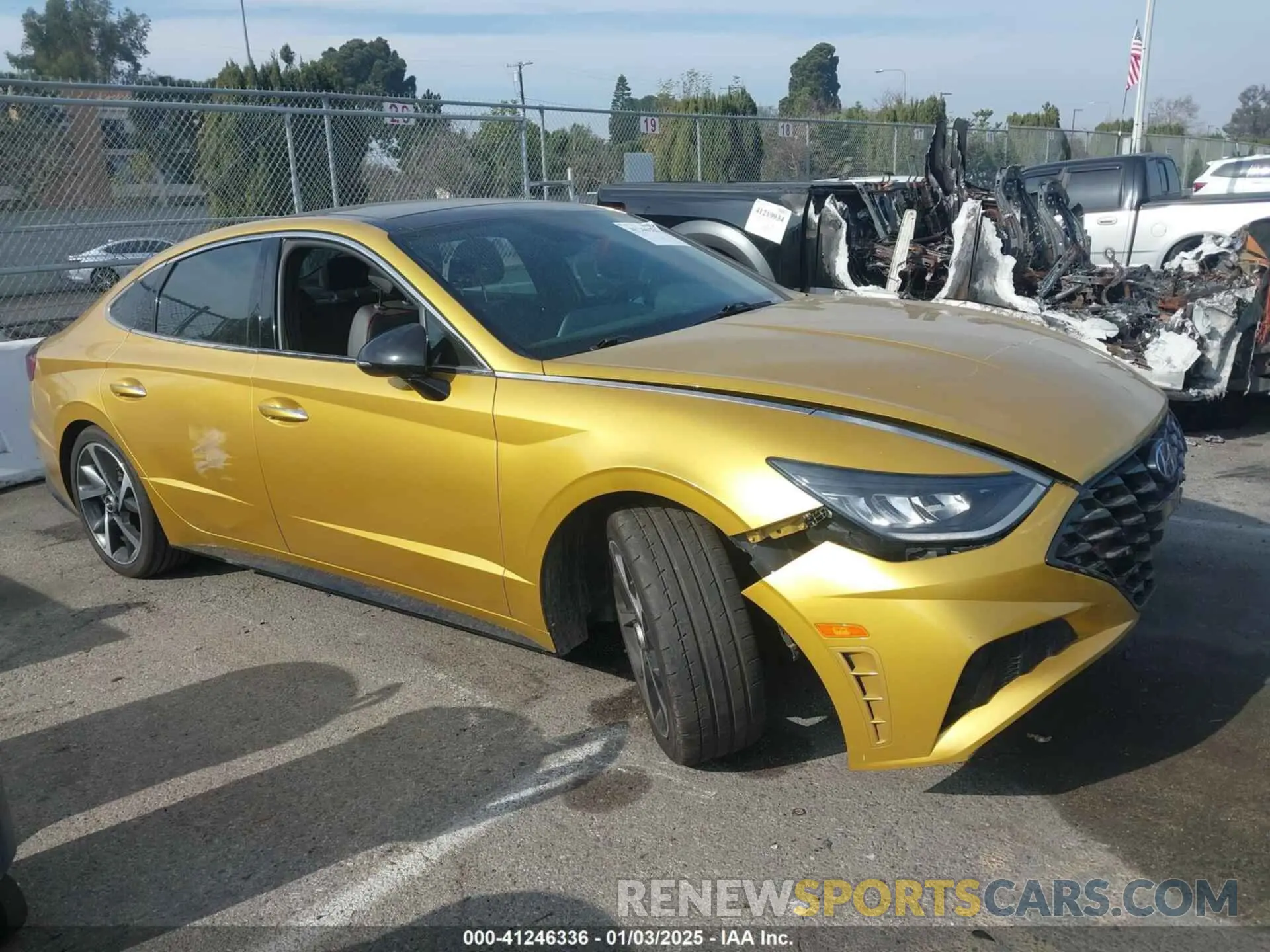 12 Photograph of a damaged car 5NPEJ4J21MH074465 HYUNDAI SONATA 2021