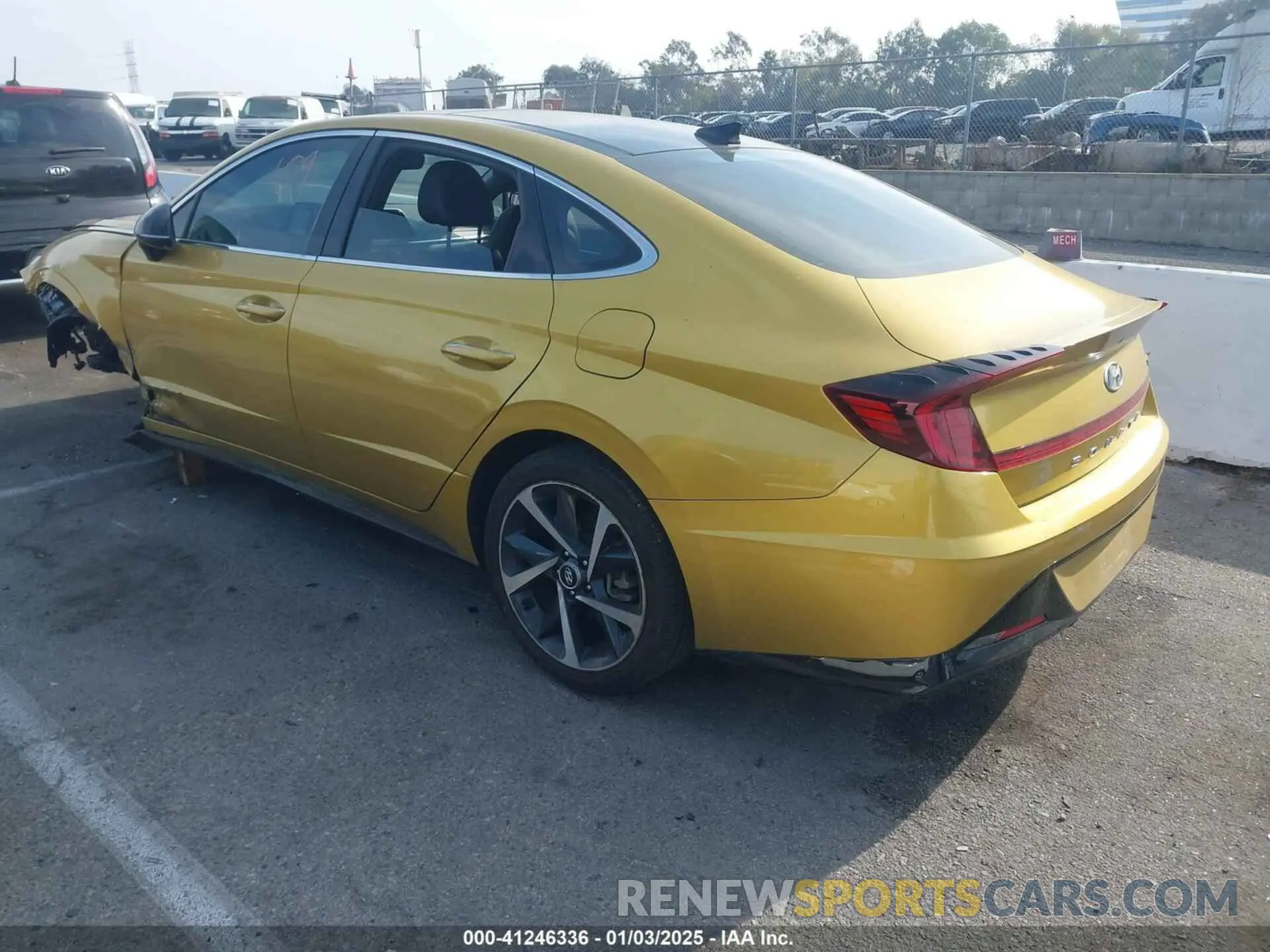 3 Photograph of a damaged car 5NPEJ4J21MH074465 HYUNDAI SONATA 2021