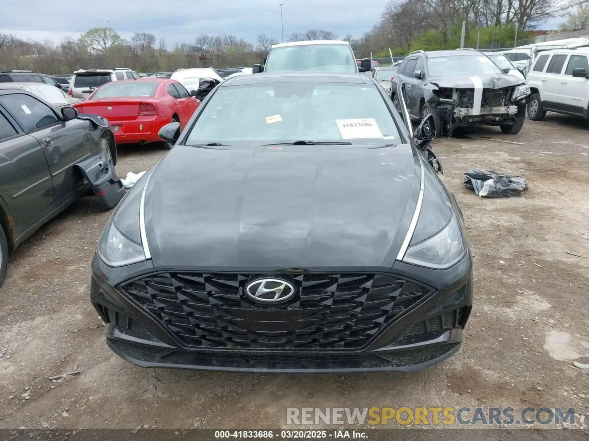 13 Photograph of a damaged car 5NPEJ4J21MH111126 HYUNDAI SONATA 2021