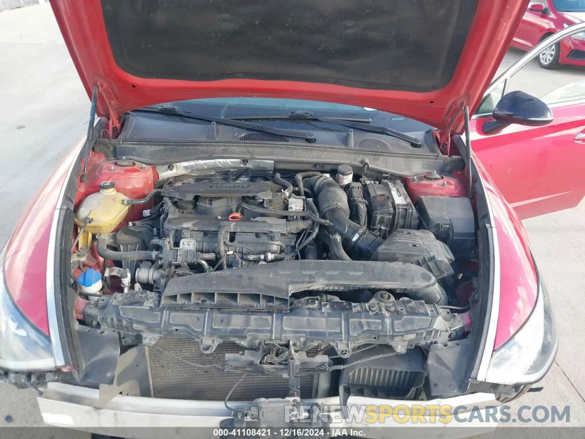 10 Photograph of a damaged car 5NPEJ4J22MH084308 HYUNDAI SONATA 2021