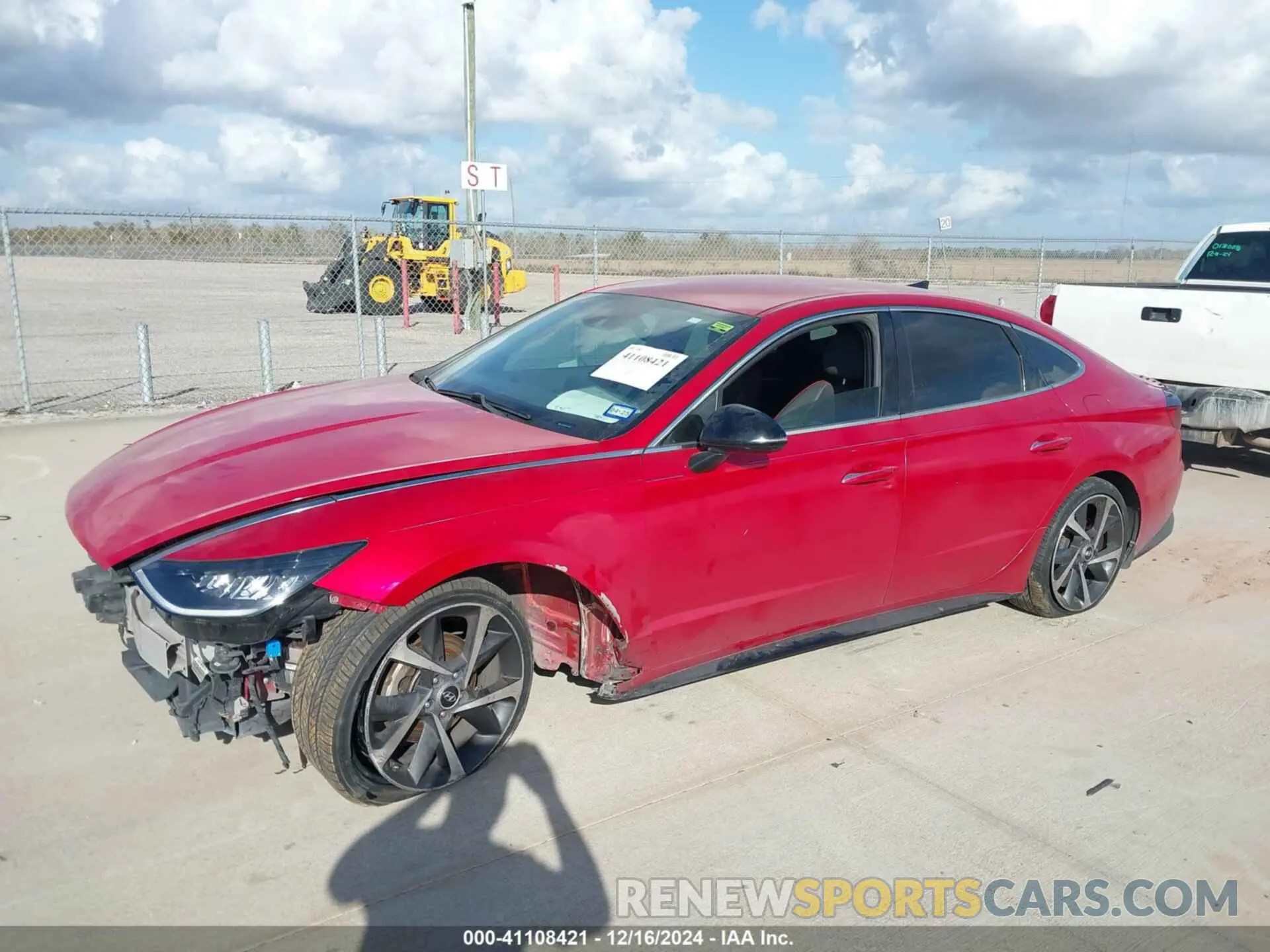 2 Photograph of a damaged car 5NPEJ4J22MH084308 HYUNDAI SONATA 2021