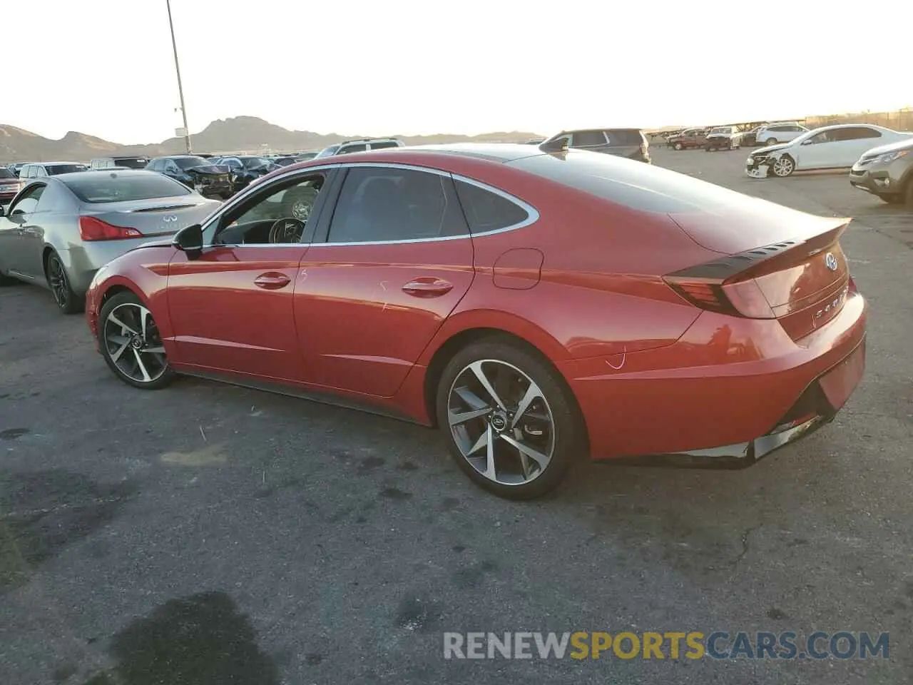 2 Photograph of a damaged car 5NPEJ4J22MH103617 HYUNDAI SONATA 2021