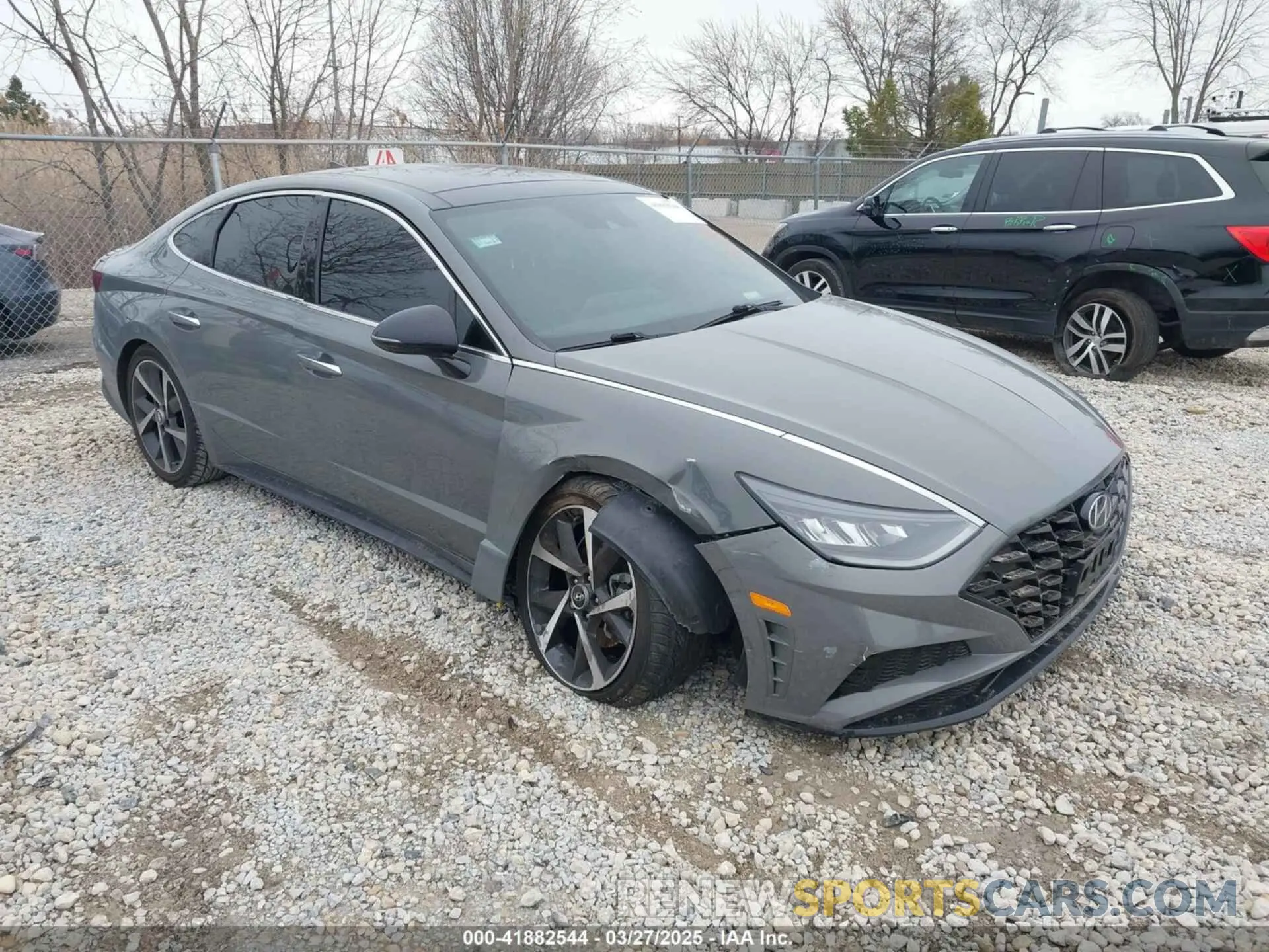 1 Photograph of a damaged car 5NPEJ4J22MH107960 HYUNDAI SONATA 2021