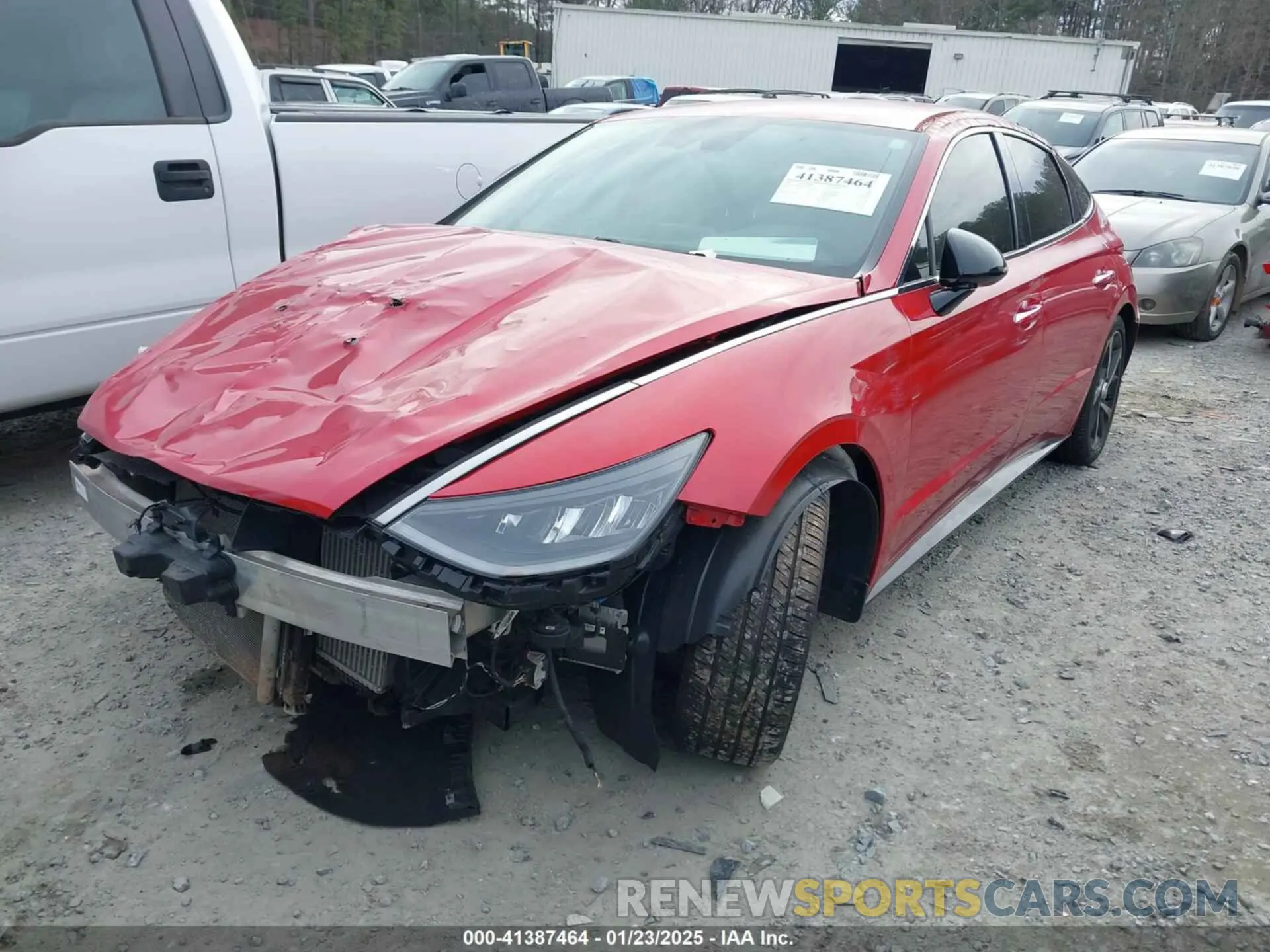 2 Photograph of a damaged car 5NPEJ4J23MH087590 HYUNDAI SONATA 2021
