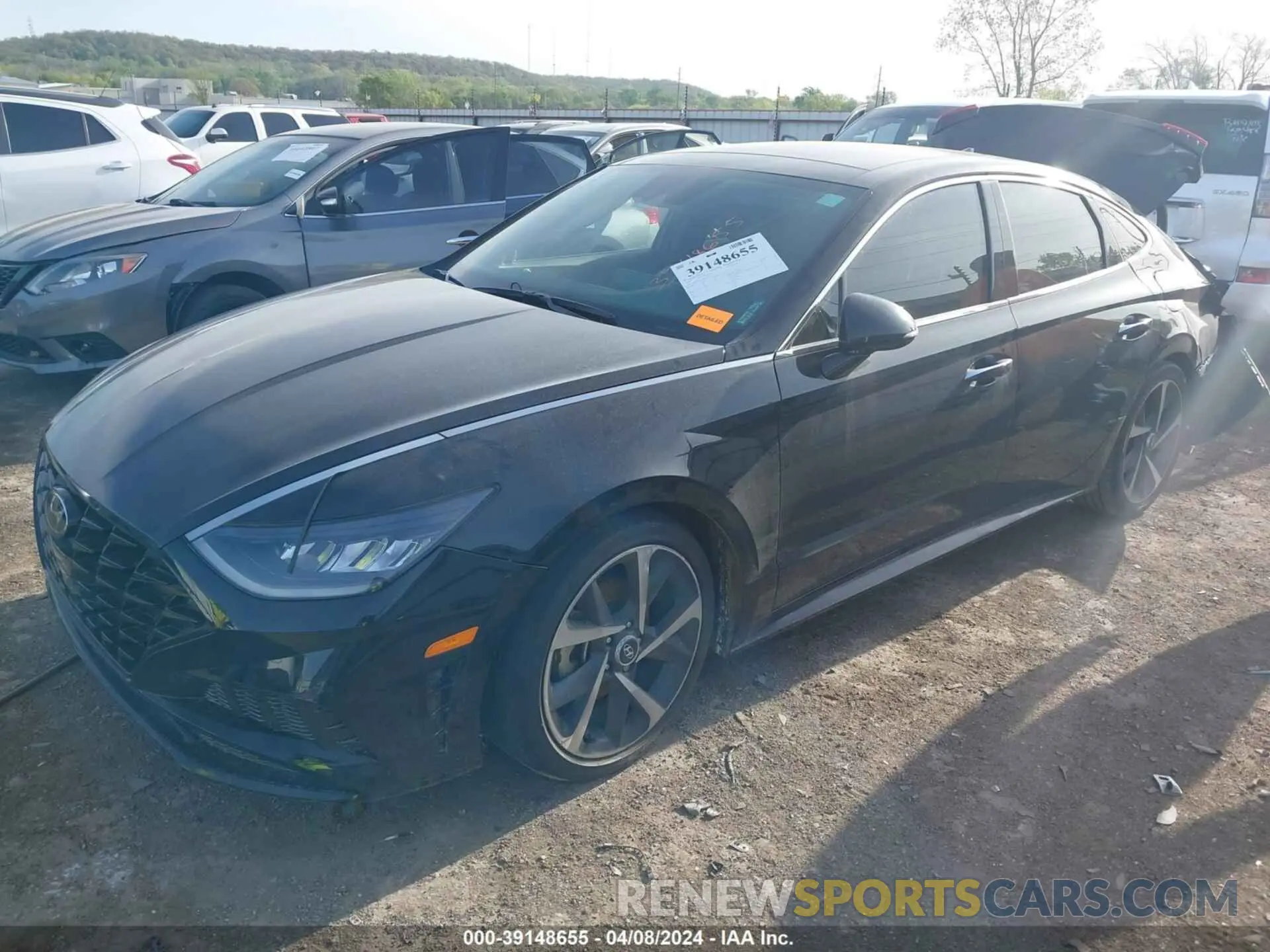 2 Photograph of a damaged car 5NPEJ4J23MH107059 HYUNDAI SONATA 2021